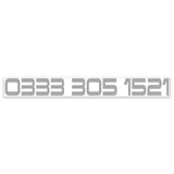 DECAL, COSM, BLADE ACCESS, TEL, 1372 X 145 MM