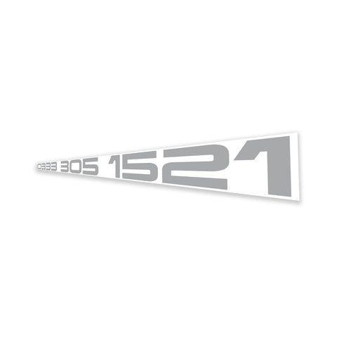 DECAL, COSM, BLADE ACCESS, TEL, 1372 X 145 MM