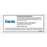 DECAL,CARB,EPA CERT,2022