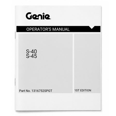 MANUAL, OPERATORS, S40/45 XC 1ST, ANSI, SPANISH