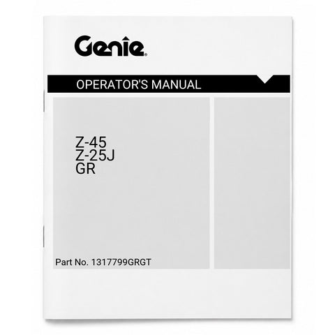 MANUAL,OPER,Z45/25J DC/BE ,EN280-1 GR