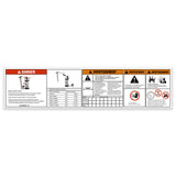 DECAL,ELECTROCUTION,ANNUAL INSPECTION,COMPARTMENT ACCESS,EXPLOSION