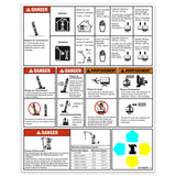 DECAL,DANGER/WARNING, WORD LABLE,GS3246/GS4046