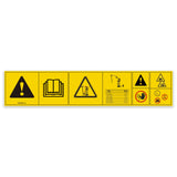 DECAL,READ THE MANUAL,ELECTROCUTION,COMPARTMENT ACCESS,EXPLOSION