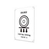 DECAL, LABEL, WHEEL LOAD, GS-2632