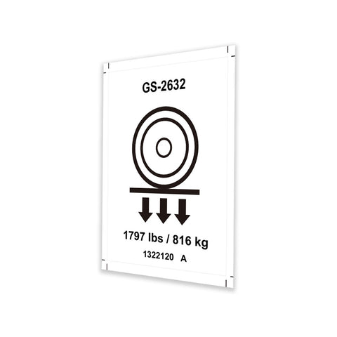 DECAL, LABEL, WHEEL LOAD, GS-2632