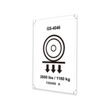 DECAL, LABEL, WHEEL LOAD, GS-4046