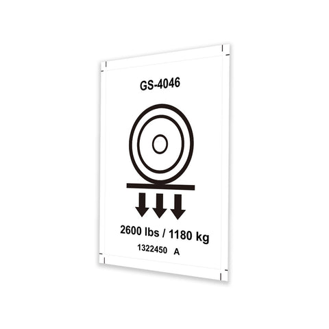 DECAL, LABEL, WHEEL LOAD, GS-4046