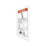 DECAL, DANGER, PANEL CARRIER,WORD,GS46,FR