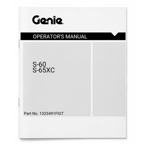 MANUAL, OPERATORS, S60/65XC, FINNISH, CE