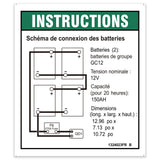 DECAL,INSTRUCT,BATTERY CONNECT,S4046
