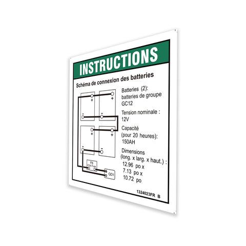 DECAL,INSTRUCT,BATTERY CONNECT,S4046