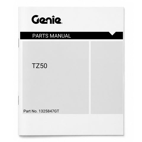 MANUAL, PARTS, TZ-50