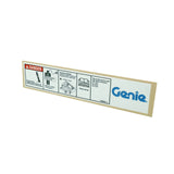 DECAL, MAX CAPACITY, SLAB ACCESS DECK WRD
