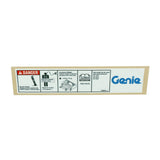 DECAL, MAX CAPACITY, SLAB ACCESS DECK WRD