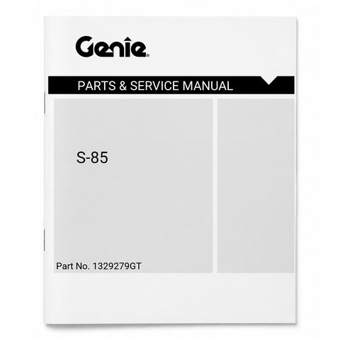 PARTS/SERVICE MANUAL S-85 XC HYBRID/ELECTRIC