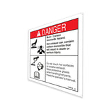 DECAL,DANGER-BURN/CO HAZARD