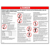 DECAL,GENERAL SAFETY,RUNABOUT*