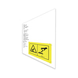 DECAL,BURN HAZARD,SYMB
