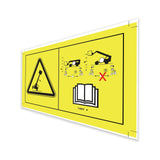 DECAL,OVERTURNING HAZ,SWAY,SYM