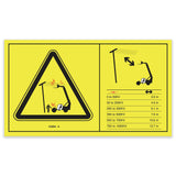 DECAL,ELECTRICAL HAZARD SYMB