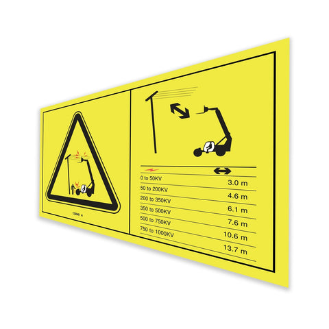 DECAL,ELECTRICAL HAZARD SYMB