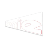 DECAL, COSMETIC, GENIE, WHITE, 293 X 88 MM