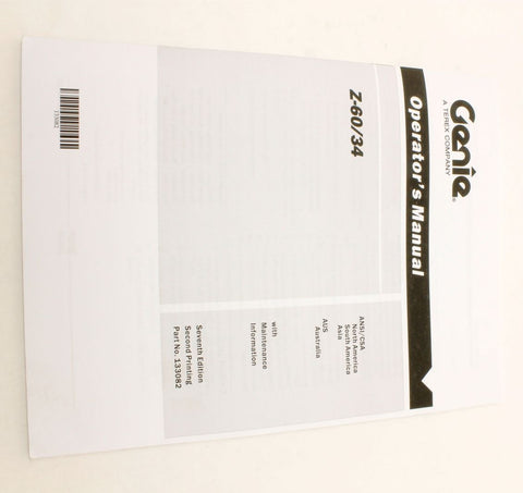 MANUAL,OPERATORS,Z60,7TH ED