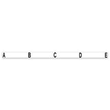DECAL, A-E, GTH 1044/1244, WHITE