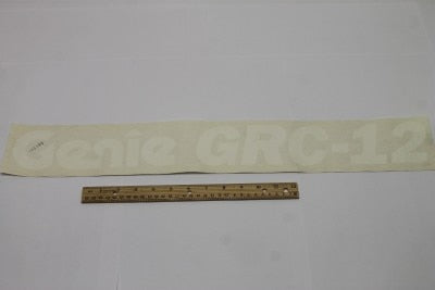 DECAL,COSMETIC,GENIE GRC-12