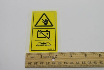 DECAL,LABEL, ELECTRO HAZARD