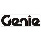 DECAL, COSMETIC, GENIE, BLACK, 293 X 88 MM