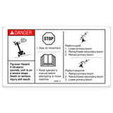 DECAL,DANGER,TIPOVER,TILT 135*