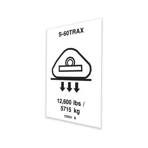DECAL, WHEEL LOAD S60TRAX