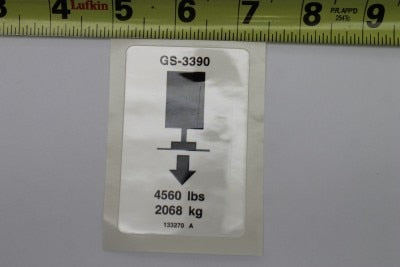 DECAL,LABEL,OUTRIGGER LD 3390