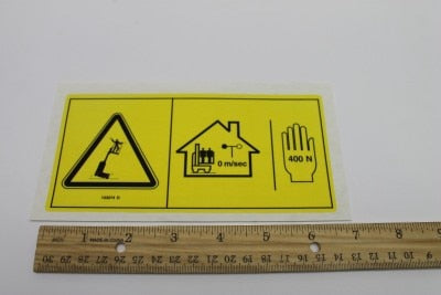 DECAL,DANGER,SIDE FORCE CE GRC