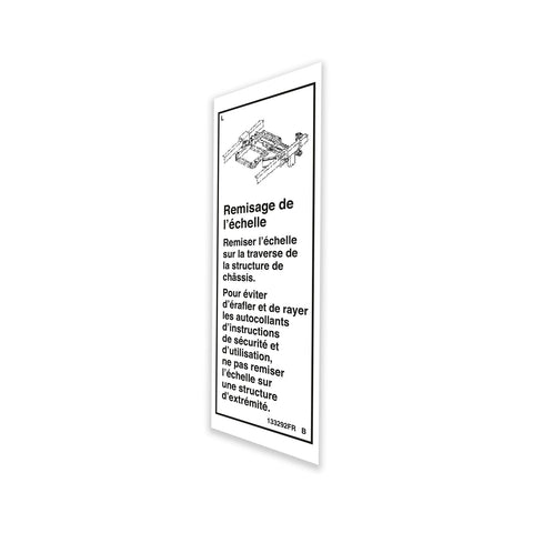DECAL,LABEL,LADDER STORAGE
