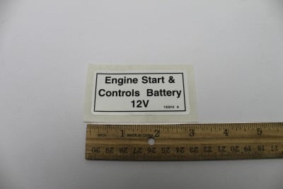 DECAL,LABEL,ENG STRT& CONTROLS