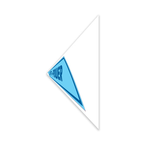 DECAL, COSMETIC, LIFT POWER, JIB, BLUE, 625 X 88 MM