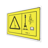 DECAL,DANGER-INSTALL PINS SYM