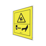 DECAL,  DANGER -CRUSH HAZ SYM