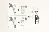 DECAL,EMERGENCY LOWERING