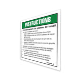 DECAL,INSTRUCTIONS,WORK TRAY