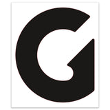 DECAL, COSMETIC, G, GTH-844, BLACK, 169 X 407 MM