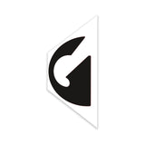 DECAL, COSMETIC, G, GTH-1544, BLACK, 225 X 503 MM
