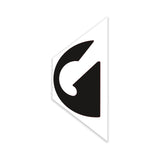 DECAL, COSMETIC, G, GTH-1244, BLACK, 229 X 503 MM
