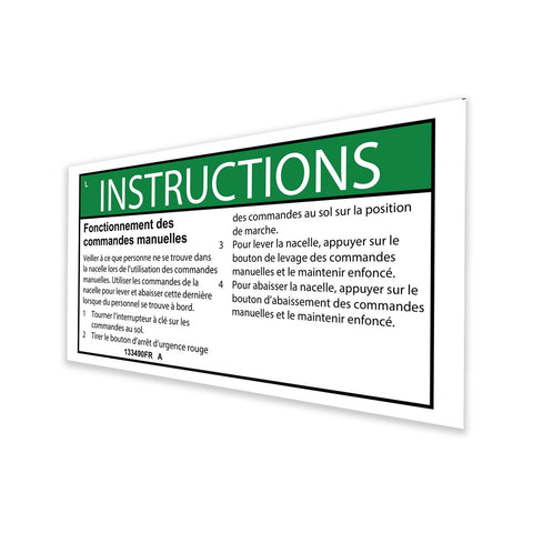DECAL,INST.HAND CONTROLS