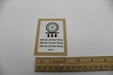 DECAL,LABEL,WHEEL LOAD,IWP