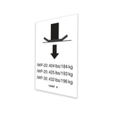 DECAL,LABEL,FOOTPAD LOAD,IWP