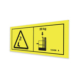 DECAL,LABEL,MAX CAP BK RACK